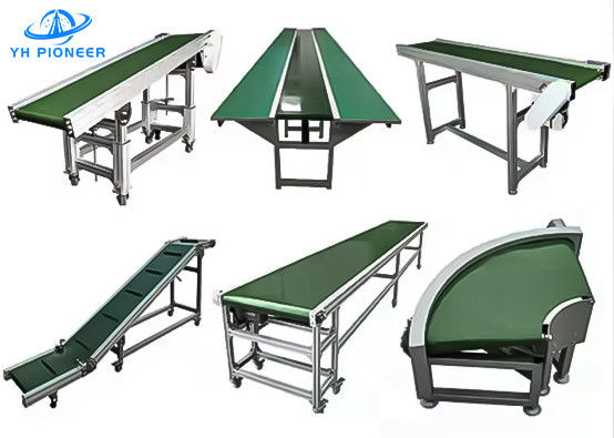 ราคาดี ระบบขนส่งถุงกันอุณหภูมิสูง ระบบควบคุม PLC ความเร็วปรับ ออนไลน์