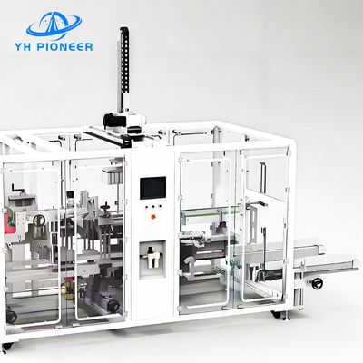 ราคาดี เครื่องบรรจุกล่องกล่องสแตนเลส ความเร็วปรับสําหรับบรรจุพอลเล็ตอัตโนมัติ ออนไลน์