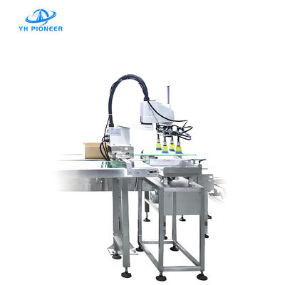 เครื่องบรรจุกล่องหุ่นยนต์ Scara ความแม่นยําสูง ด้วยความเร็ว 60-240 ชิ้น / นาทีสําหรับการบรรจุที่มีประสิทธิภาพ