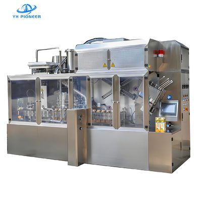 ระบบเติมเครื่องดื่มอัตโนมัติสูง ด้วยการออกแบบแบบโมดูล สําหรับการผลิตแบบ เติมเย็นที่มั่นคง 27KW พลังงาน 3000 แผ่น / ชั่วโมง 304 สแตนเลส